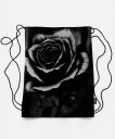 Рюкзак Готична чорно-срібляста троянда