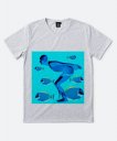 Чоловіча футболка рибки