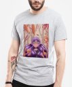 Чоловіча футболка Дівчинка з фіолетовим волоссям