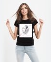 Жіноча футболка Girl and Swan
