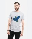 Чоловіча футболка Вільний птах (синій)