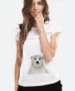 Жіноча футболка Білий ведмідь 