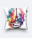 Подушка квадратна Париж