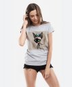 Жіноча футболка Орієнтальна Сіамська Кішка