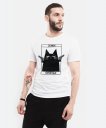 Чоловіча футболка Чорний кіт - паляниця