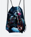 Рюкзак Мотоцикл у стилі кіберпанк