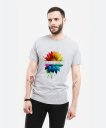 Чоловіча футболка Love is Love Соняшник LGBT