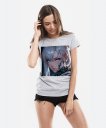 Жіноча футболка Аніме дівчина-кіборг