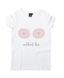 Жіноча футболка Without bra