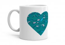 Чашка С морем в сердце