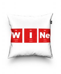 Подушка квадратна Wine chemical elements