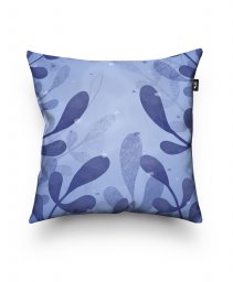 Подушка квадратна Блакитні рослини