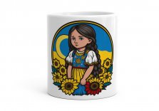 Чашка Мила Українська дівчинка