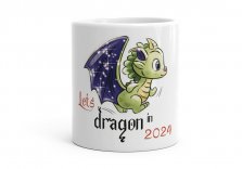Чашка Дракон зелений 2024