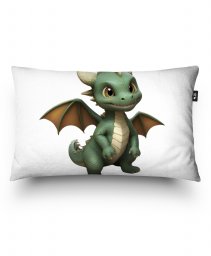 Подушка прямокутна Милий маленький дракончик.