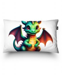 Подушка прямокутна Милий і добрий дракон