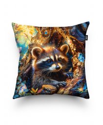 Подушка квадратна Raccoon
