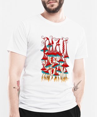 Чоловіча футболка Mushroom illusion 