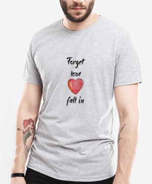 Чоловіча футболка Forget love fall in