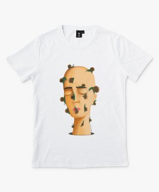 Чоловіча футболка Лицо с улитками