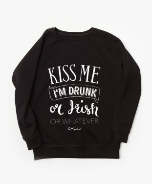 Жіночий світшот Kiss Me I'm Drunk
