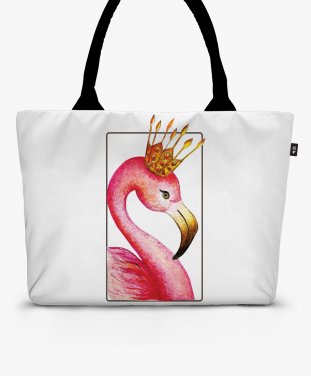 Шопер Акварельний фламінго | Watercolor flamingo