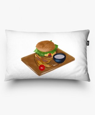 Подушка прямокутна Бургер