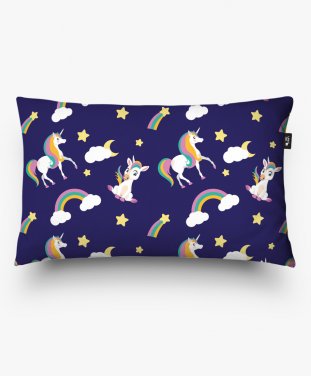 Подушка прямокутна Unicorns - Єдинороги