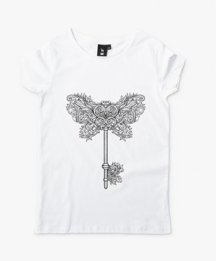Жіноча футболка Ключ-бабочка