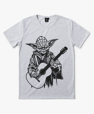 Чоловіча футболка Йода з гітарою