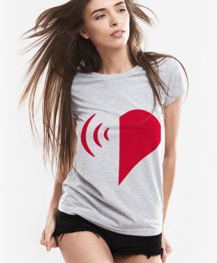 Жіноча футболка HALF HEART