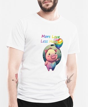 Чоловіча футболка More Love Less Hate