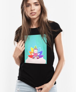 Жіноча футболка Unicorn Meditation