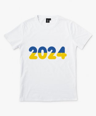 Чоловіча футболка 2024 синьо-жовтий