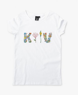Жіноча футболка Квітучий Київ