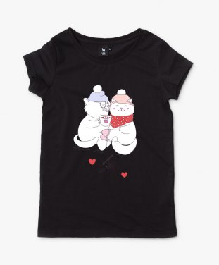 Жіноча футболка A couple of cute Cats 