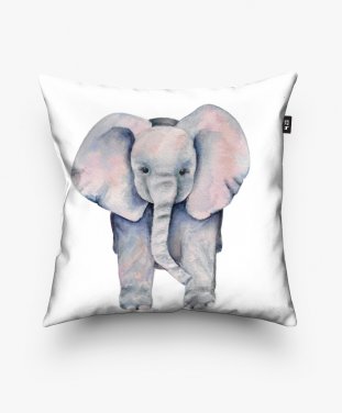 Подушка квадратна Слон