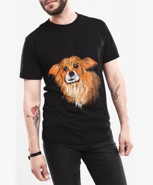 Чоловіча футболка Dog Juck looking friendly