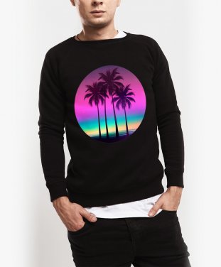 Чоловічий світшот Пальмовий пляж - М'які відтінки