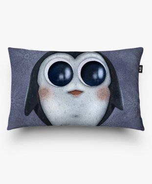 Подушка прямокутна Round penguin 