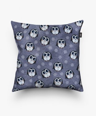 Подушка квадратна Penguin pattern 
