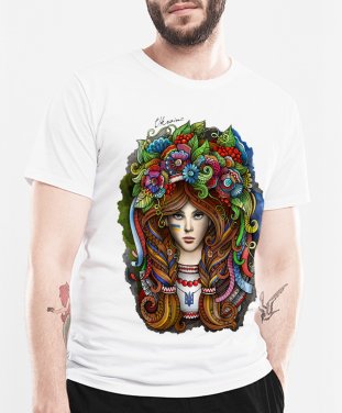 Чоловіча футболка Ukrainian girl