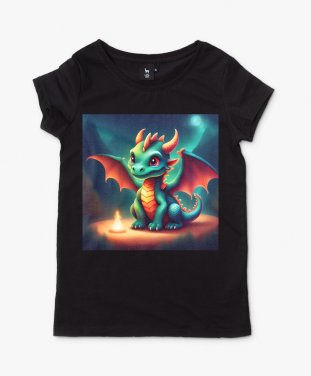 Жіноча футболка Маленький дракончик. 