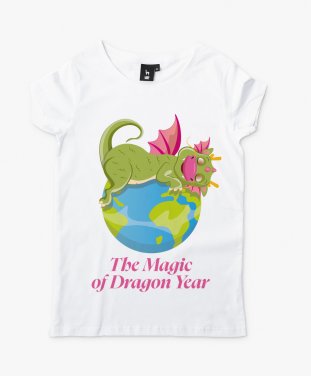 Жіноча футболка The Magic  of Dragon Year, Магія року Дракона
