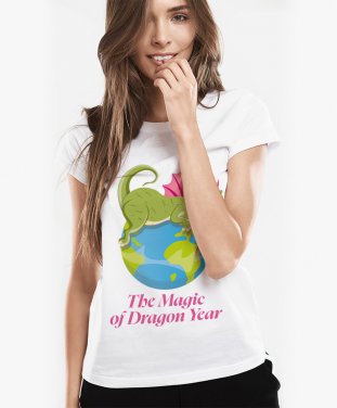 Жіноча футболка The Magic  of Dragon Year, Магія року Дракона
