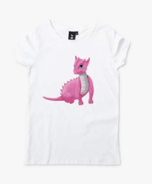 Жіноча футболка Рожевий дракон