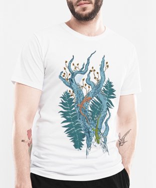 Чоловіча футболка Ящірки в лісовій гущавині