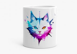 Чашка Мордочка кота з різними очима