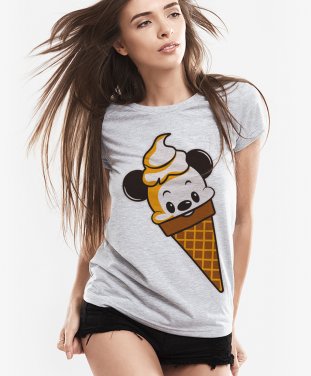 Жіноча футболка Морозиво-Маус