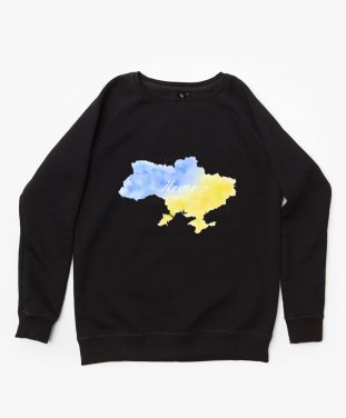 Чоловічий світшот My home is Ukraine